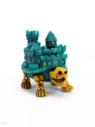 Shell Shock: Castle Terrorpin - Turquoise and Gold