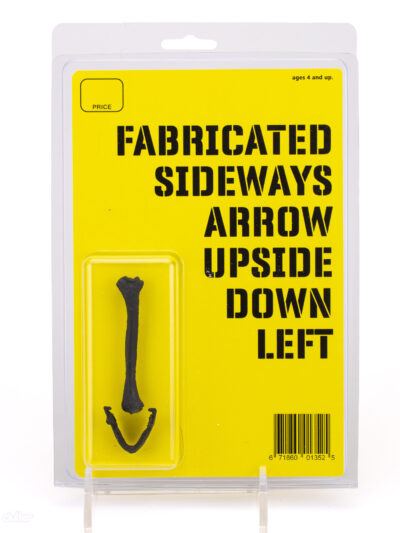 Fabricated Sideways Arrow Upside Down Left